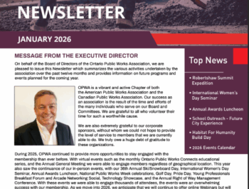 Photo for Latest Issue of OPWA Inside Public Works is Available