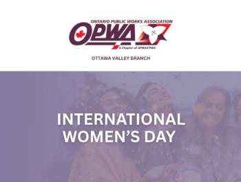 Photo for OPWA Ottawa Valley Branch International Women’s Day